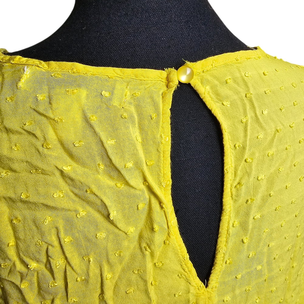 Sunny Yellow Ruffled Tank Top - Picture 5 of 8